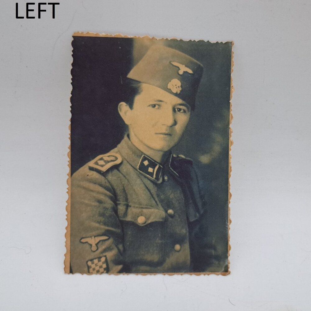 Original World War 2 Photograph 13th Waffen SS Mountain Division/1st Croatian
